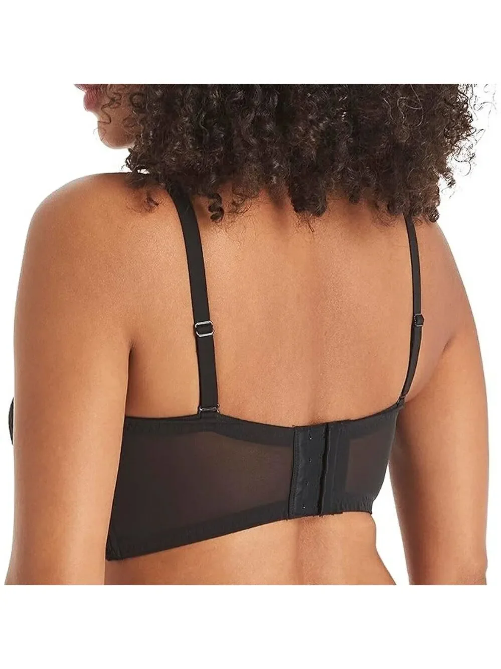 Maidenform Wireless Bralette, Convertible 40C Black NWT DM1188